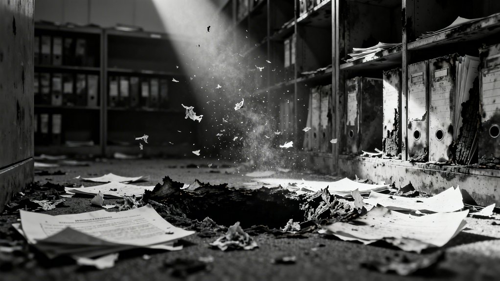 erasing evidence of genocide