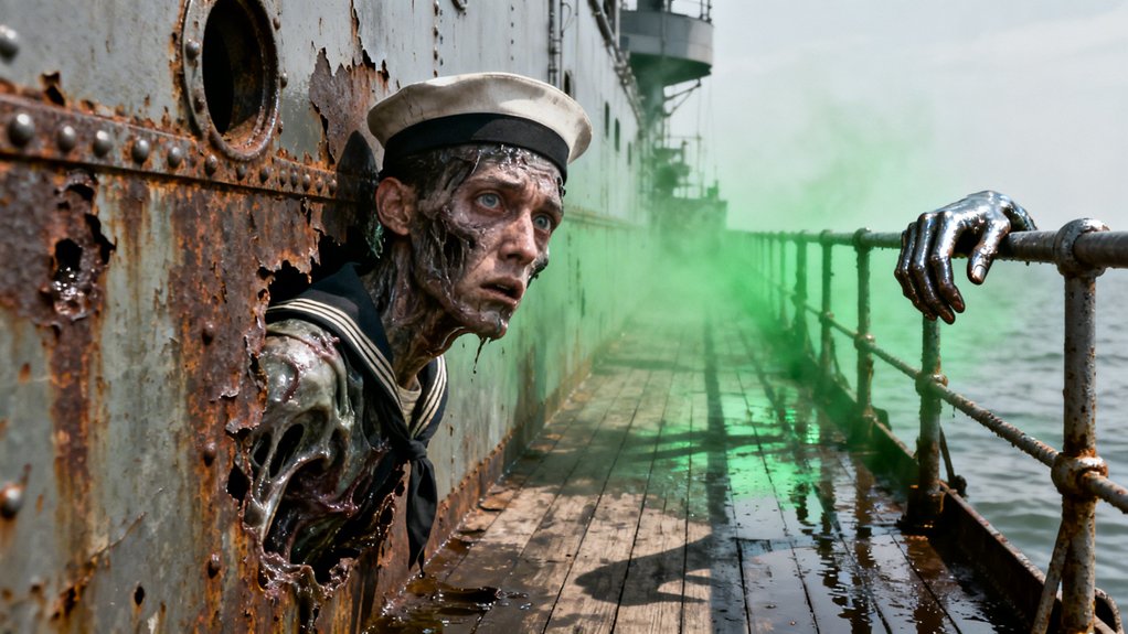 sailors fused to steel