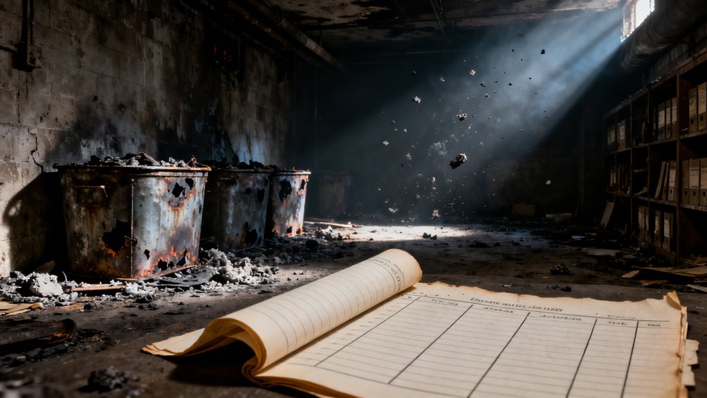 systematic bureaucratic evidence destruction