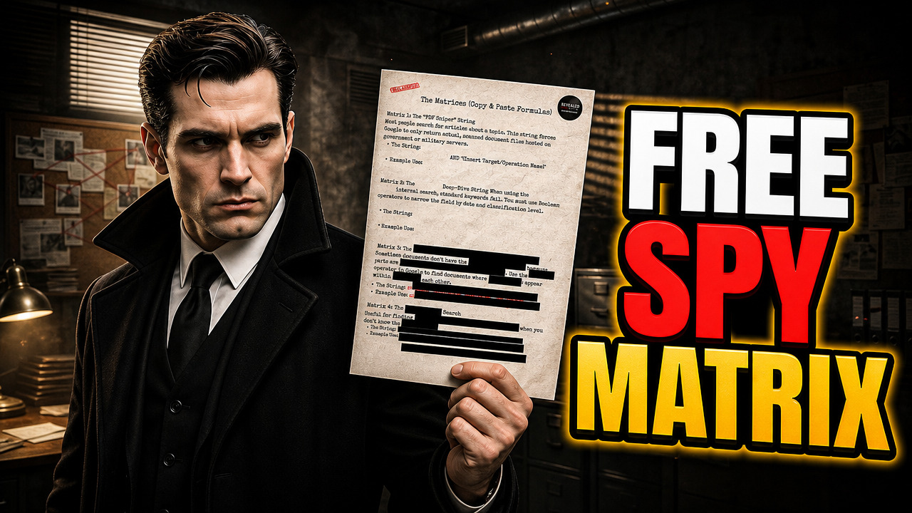 Redacted Declassified Search Matrix